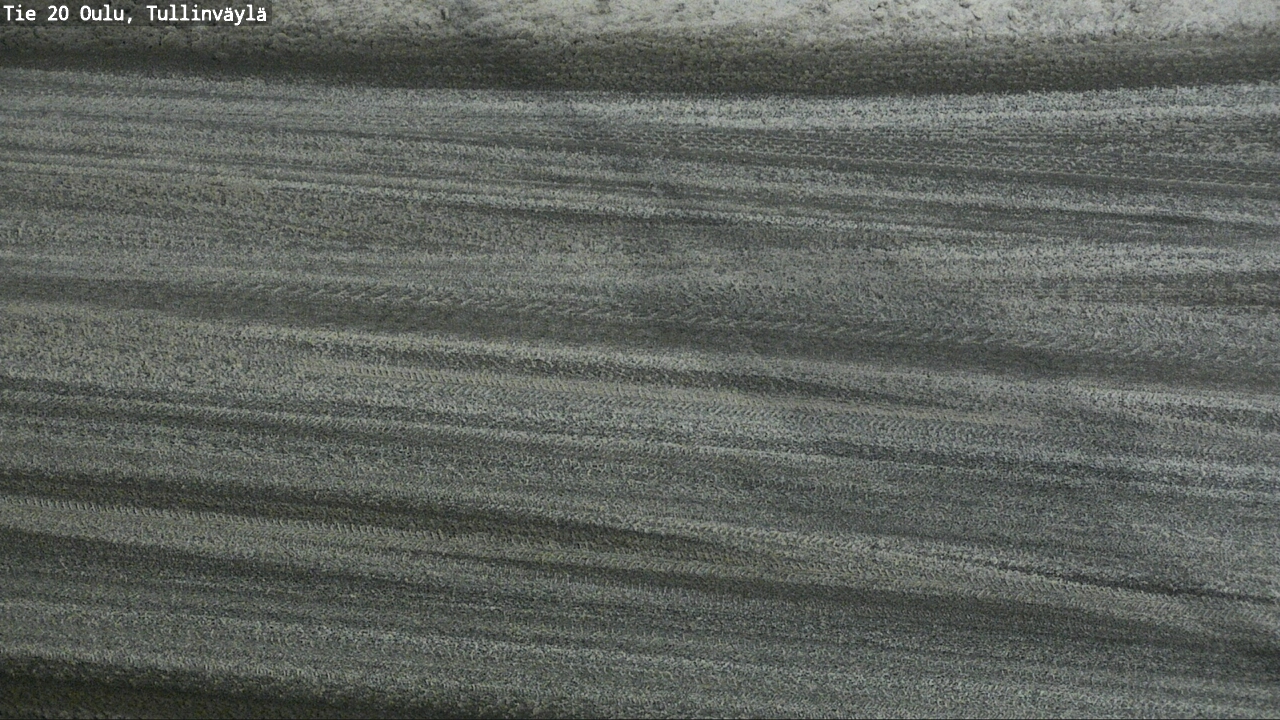 Weather Camera Image Road 20 Oulu, Tullinväylä, Oulu, Pohjois-Pohjanmaa