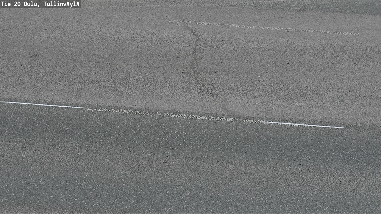 Weather Camera Image Road 20 Oulu, Tullinväylä, Oulu, Pohjois-Pohjanmaa