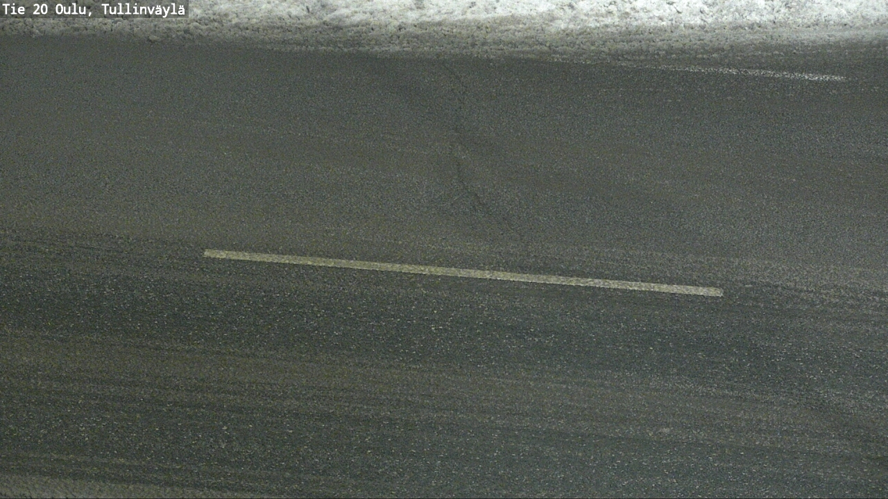 Weather Camera Image Road 20 Oulu, Tullinväylä, Oulu, Pohjois-Pohjanmaa
