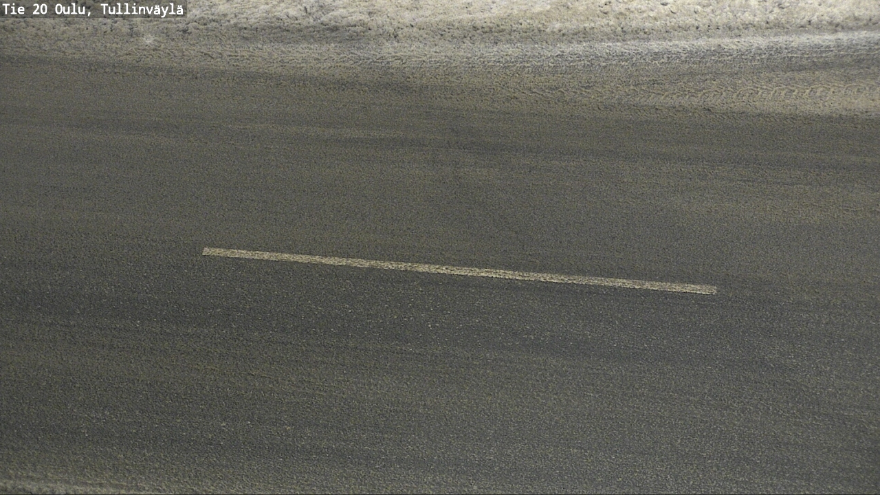 Weather Camera Image Road 20 Oulu, Tullinväylä, Oulu, Pohjois-Pohjanmaa