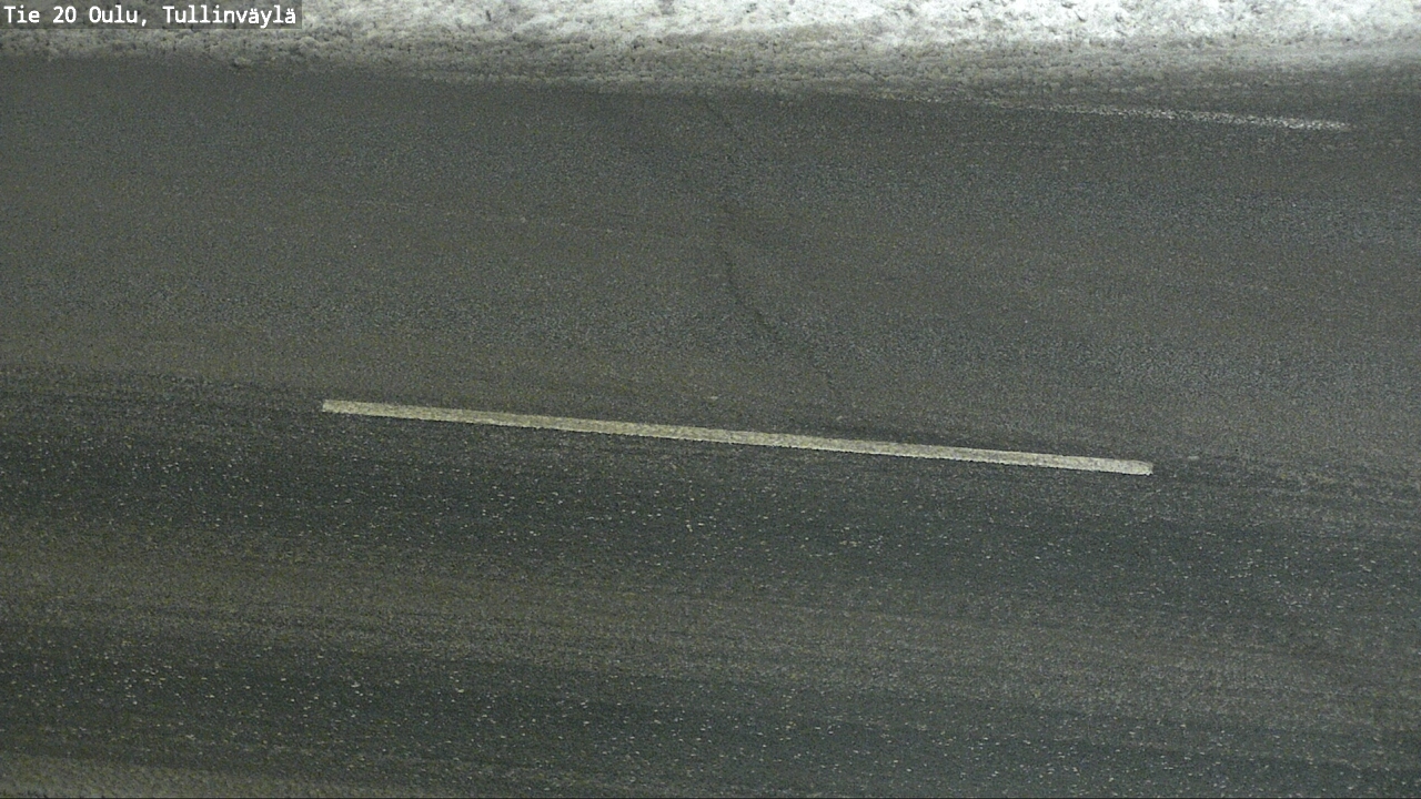 Weather Camera Image Road 20 Oulu, Tullinväylä, Oulu, Pohjois-Pohjanmaa