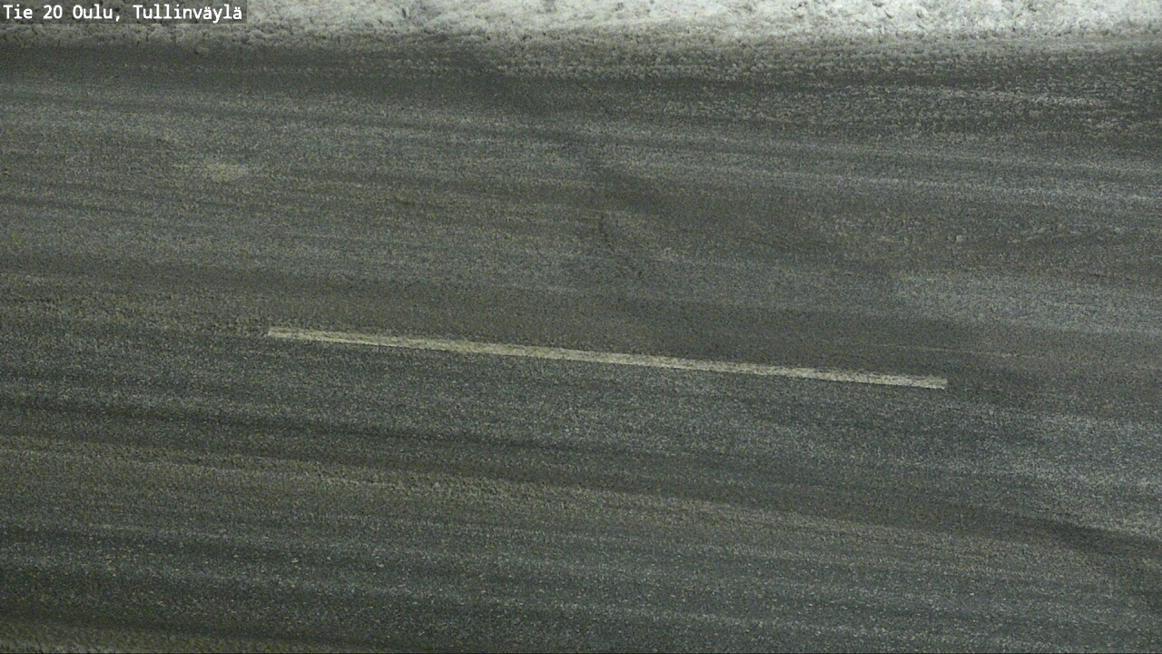 Weather Camera Image Road 20 Oulu, Tullinväylä, Oulu, Pohjois-Pohjanmaa