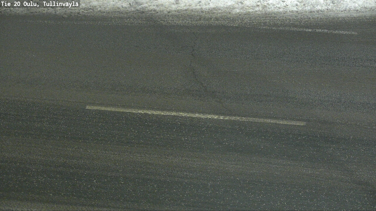 Weather Camera Image Road 20 Oulu, Tullinväylä, Oulu, Pohjois-Pohjanmaa