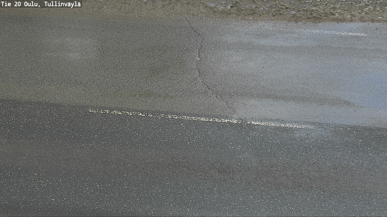 Weather Camera Image Road 20 Oulu, Tullinväylä, Oulu, Pohjois-Pohjanmaa