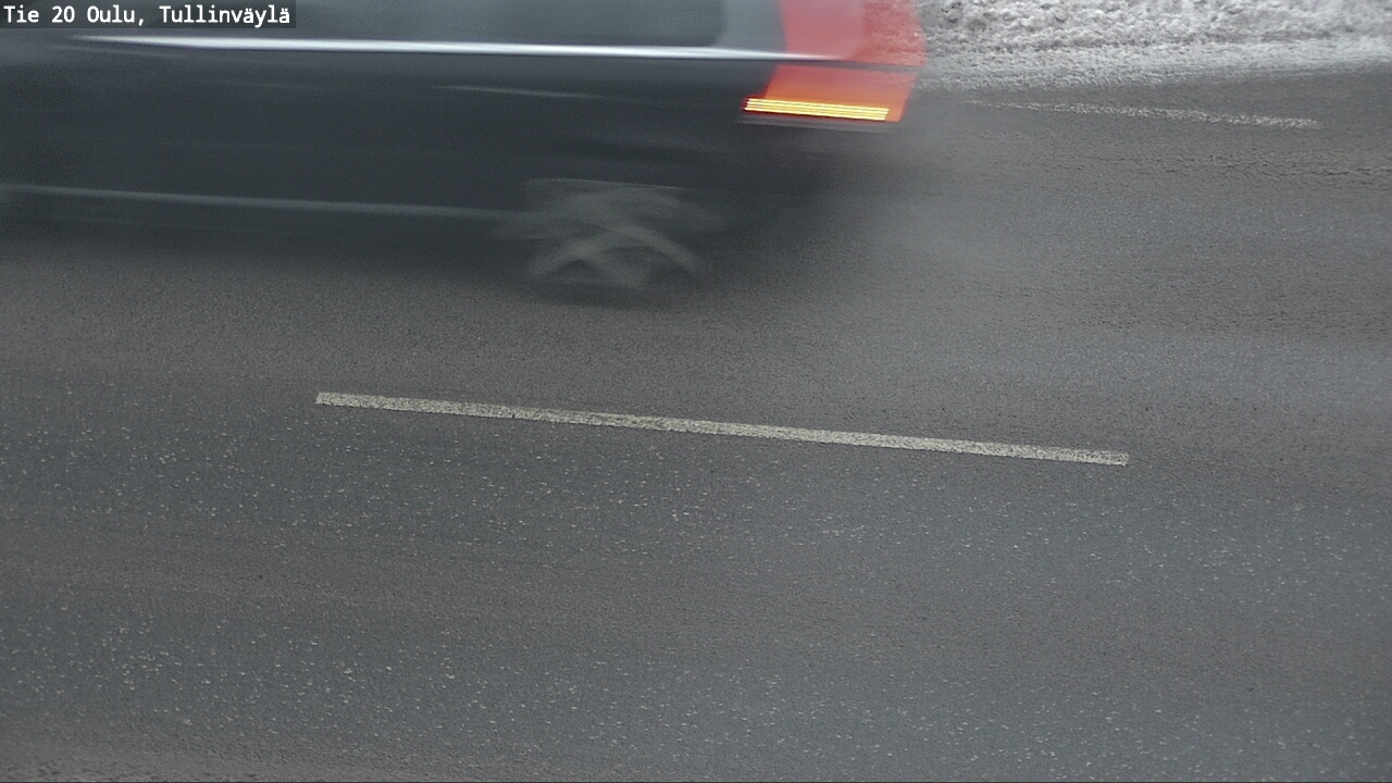 Weather Camera Image Road 20 Oulu, Tullinväylä, Oulu, Pohjois-Pohjanmaa