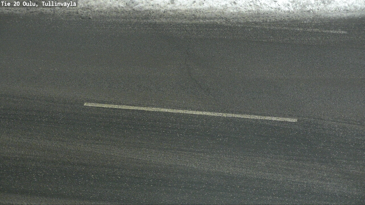 Weather Camera Image Road 20 Oulu, Tullinväylä, Oulu, Pohjois-Pohjanmaa