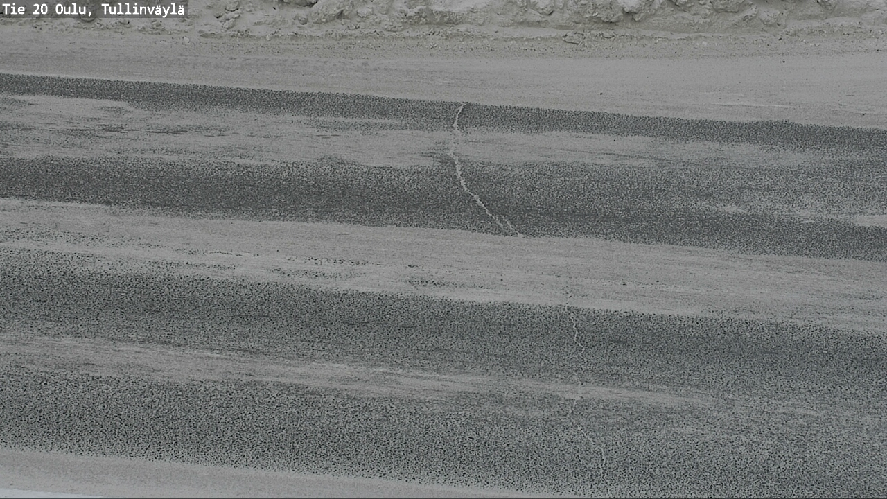 Weather Camera Image Väg 20 Uleåborg, Tullinväylä, Oulu, Pohjois-Pohjanmaa