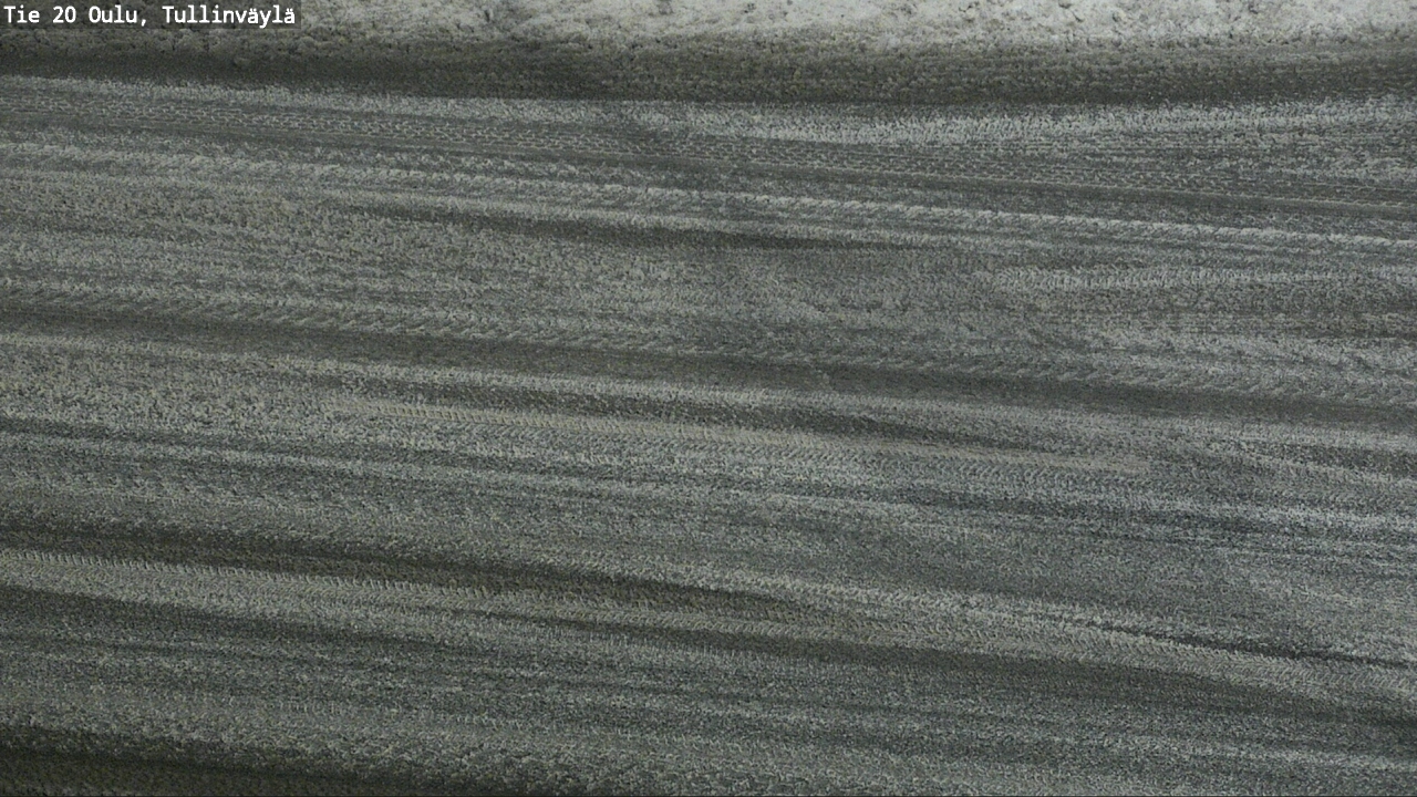 Weather Camera Image Road 20 Oulu, Tullinväylä, Oulu, Pohjois-Pohjanmaa