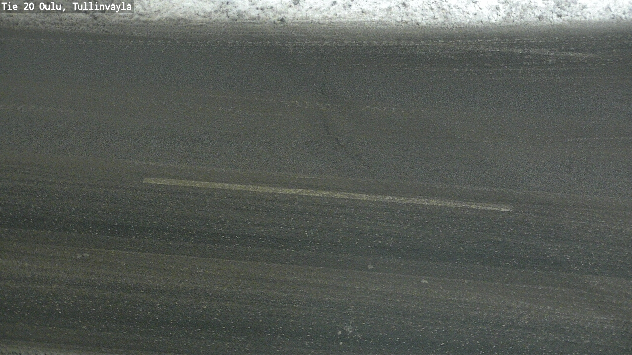 Weather Camera Image Road 20 Oulu, Tullinväylä, Oulu, Pohjois-Pohjanmaa