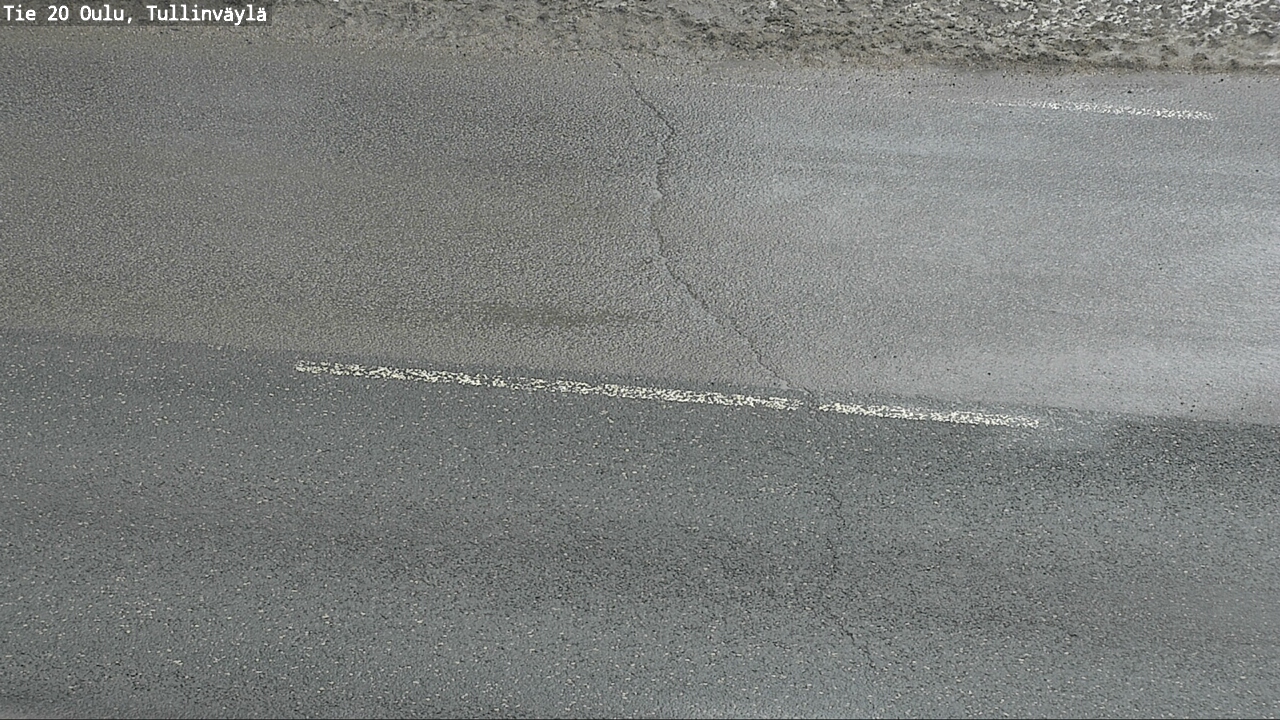 Weather Camera Image Road 20 Oulu, Tullinväylä, Oulu, Pohjois-Pohjanmaa