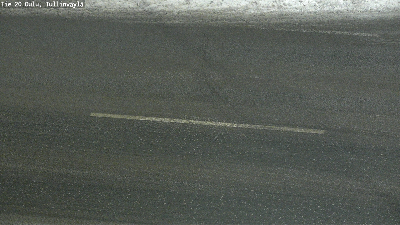 Weather Camera Image Road 20 Oulu, Tullinväylä, Oulu, Pohjois-Pohjanmaa