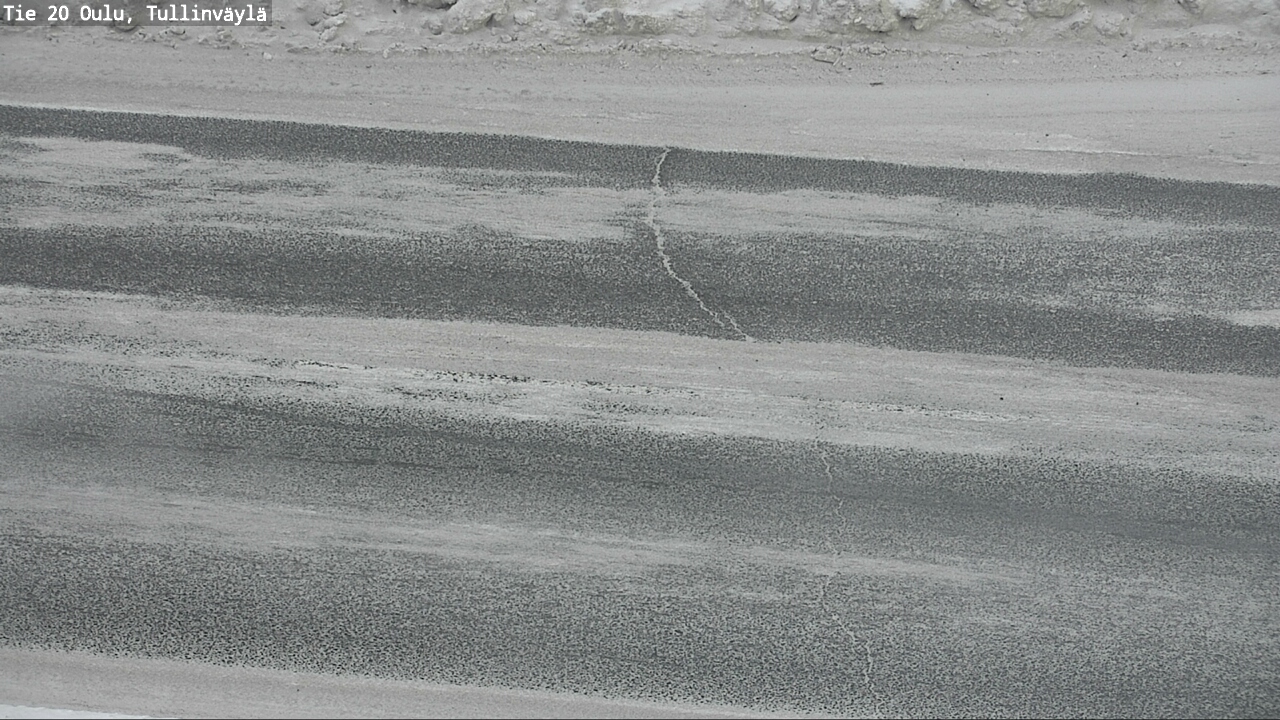 Weather Camera Image Väg 20 Uleåborg, Tullinväylä, Oulu, Pohjois-Pohjanmaa