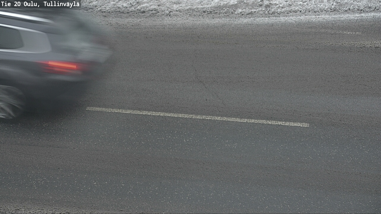 Weather Camera Image Road 20 Oulu, Tullinväylä, Oulu, Pohjois-Pohjanmaa