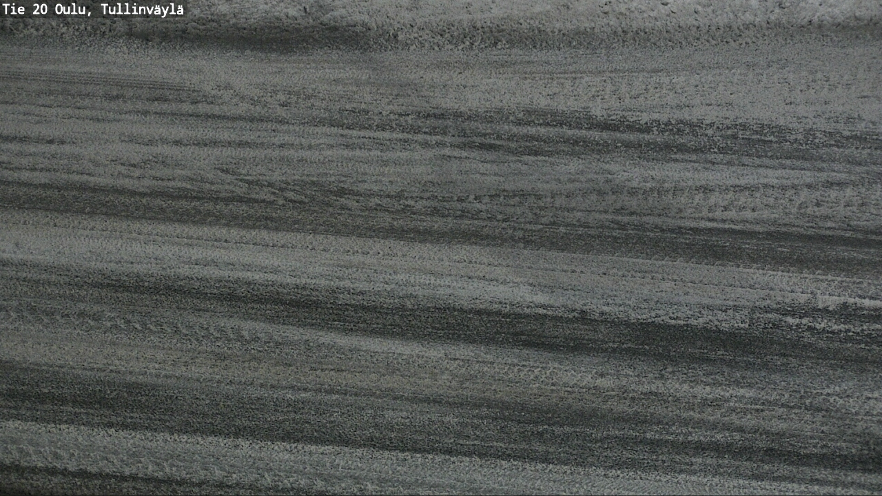 Weather Camera Image Road 20 Oulu, Tullinväylä, Oulu, Pohjois-Pohjanmaa