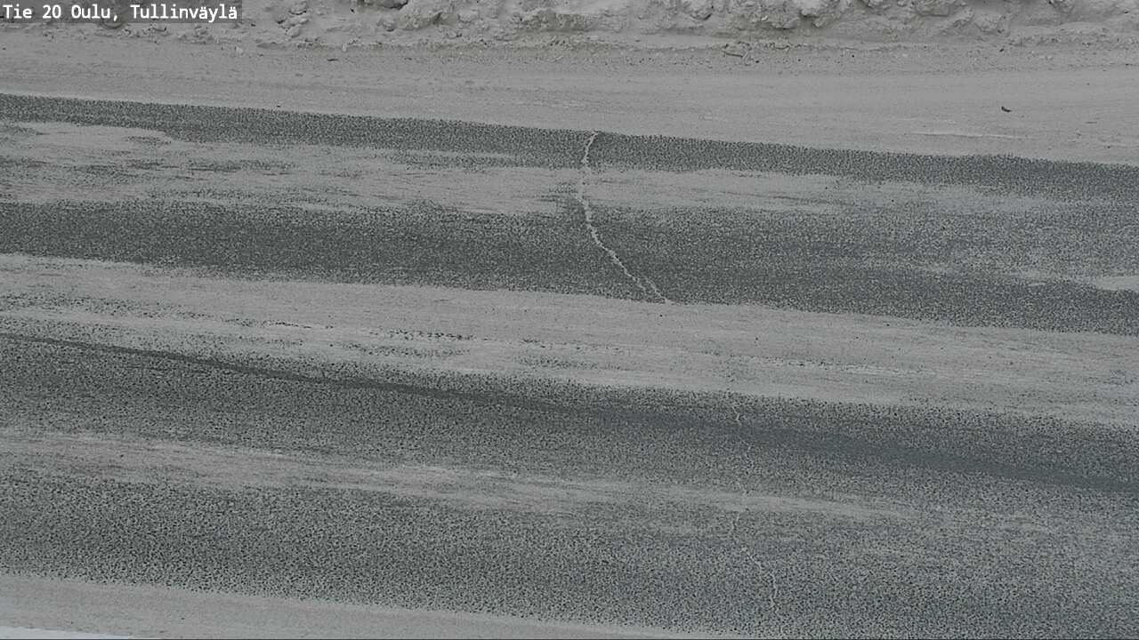 Weather Camera Image Väg 20 Uleåborg, Tullinväylä, Oulu, Pohjois-Pohjanmaa