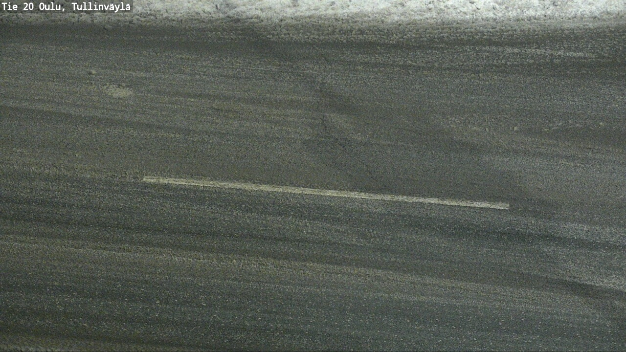 Weather Camera Image Road 20 Oulu, Tullinväylä, Oulu, Pohjois-Pohjanmaa