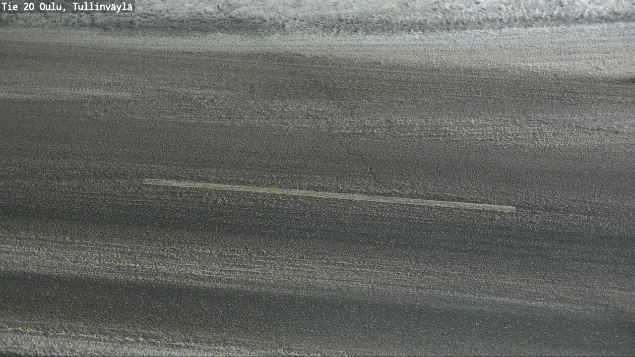 Weather Camera Image Road 20 Oulu, Tullinväylä, Oulu, Pohjois-Pohjanmaa