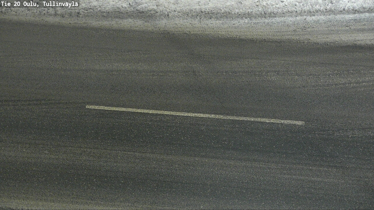 Weather Camera Image Road 20 Oulu, Tullinväylä, Oulu, Pohjois-Pohjanmaa