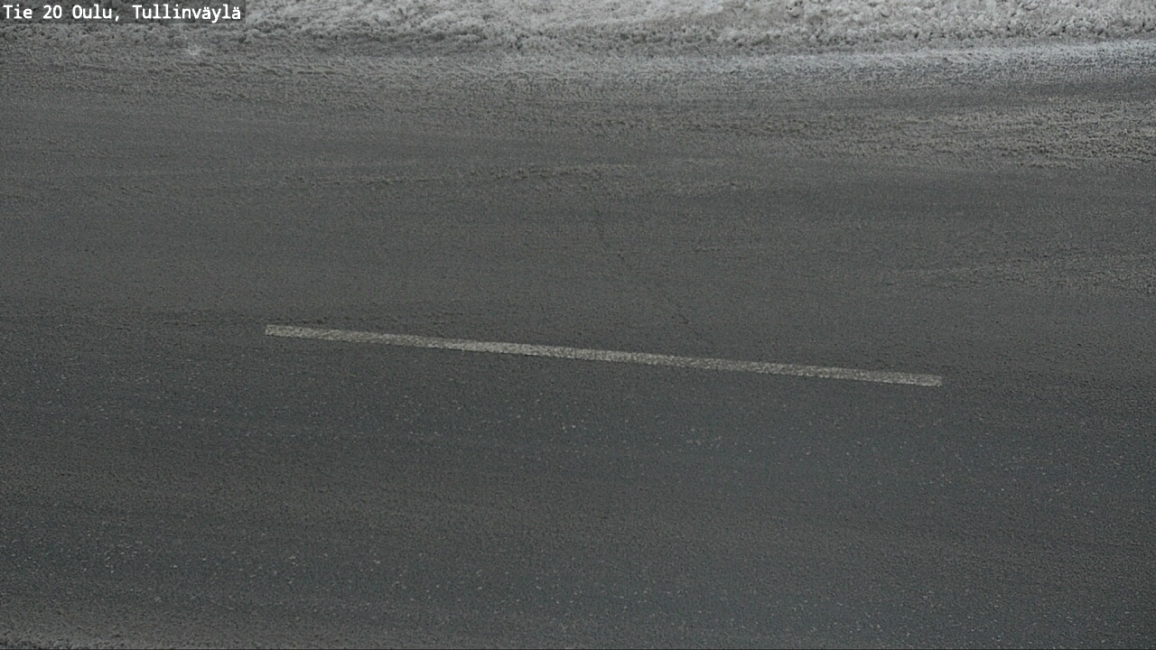 Weather Camera Image Road 20 Oulu, Tullinväylä, Oulu, Pohjois-Pohjanmaa