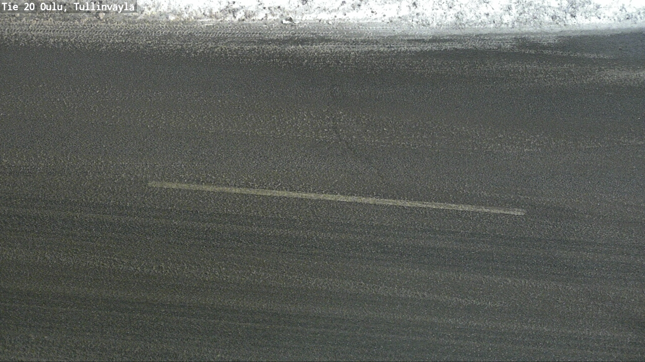 Weather Camera Image Road 20 Oulu, Tullinväylä, Oulu, Pohjois-Pohjanmaa