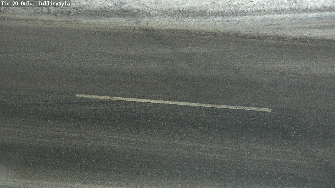 Weather Camera Image Road 20 Oulu, Tullinväylä, Oulu, Pohjois-Pohjanmaa