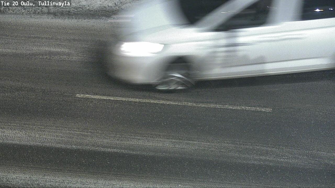 Weather Camera Image Road 20 Oulu, Tullinväylä, Oulu, Pohjois-Pohjanmaa