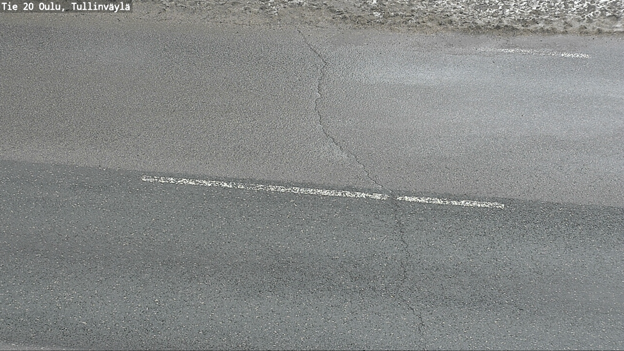 Weather Camera Image Road 20 Oulu, Tullinväylä, Oulu, Pohjois-Pohjanmaa