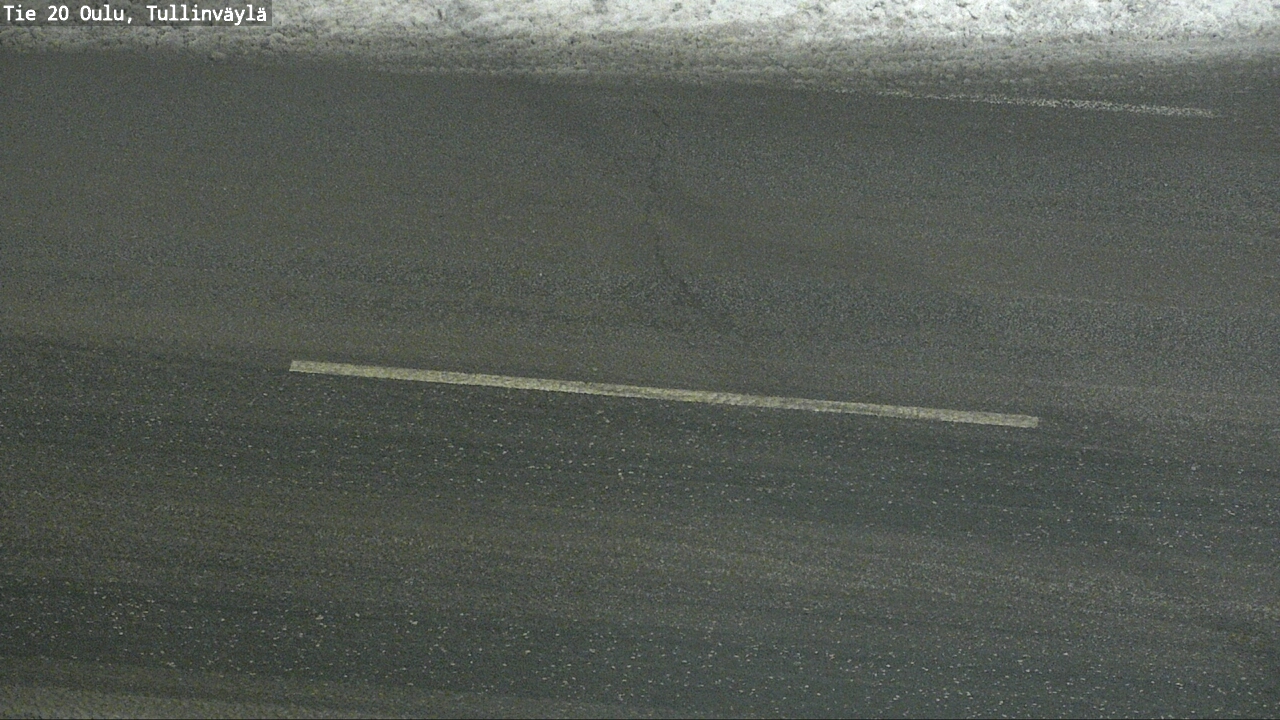 Weather Camera Image Road 20 Oulu, Tullinväylä, Oulu, Pohjois-Pohjanmaa