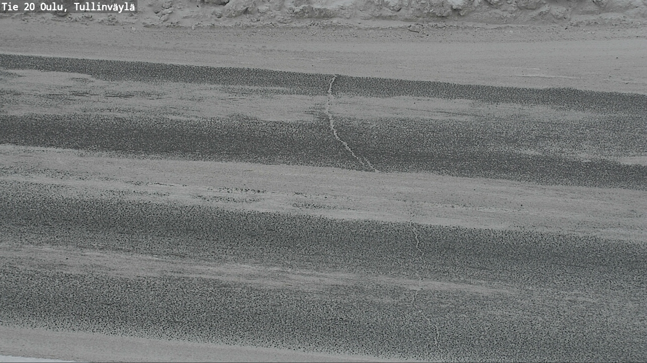 Weather Camera Image Väg 20 Uleåborg, Tullinväylä, Oulu, Pohjois-Pohjanmaa