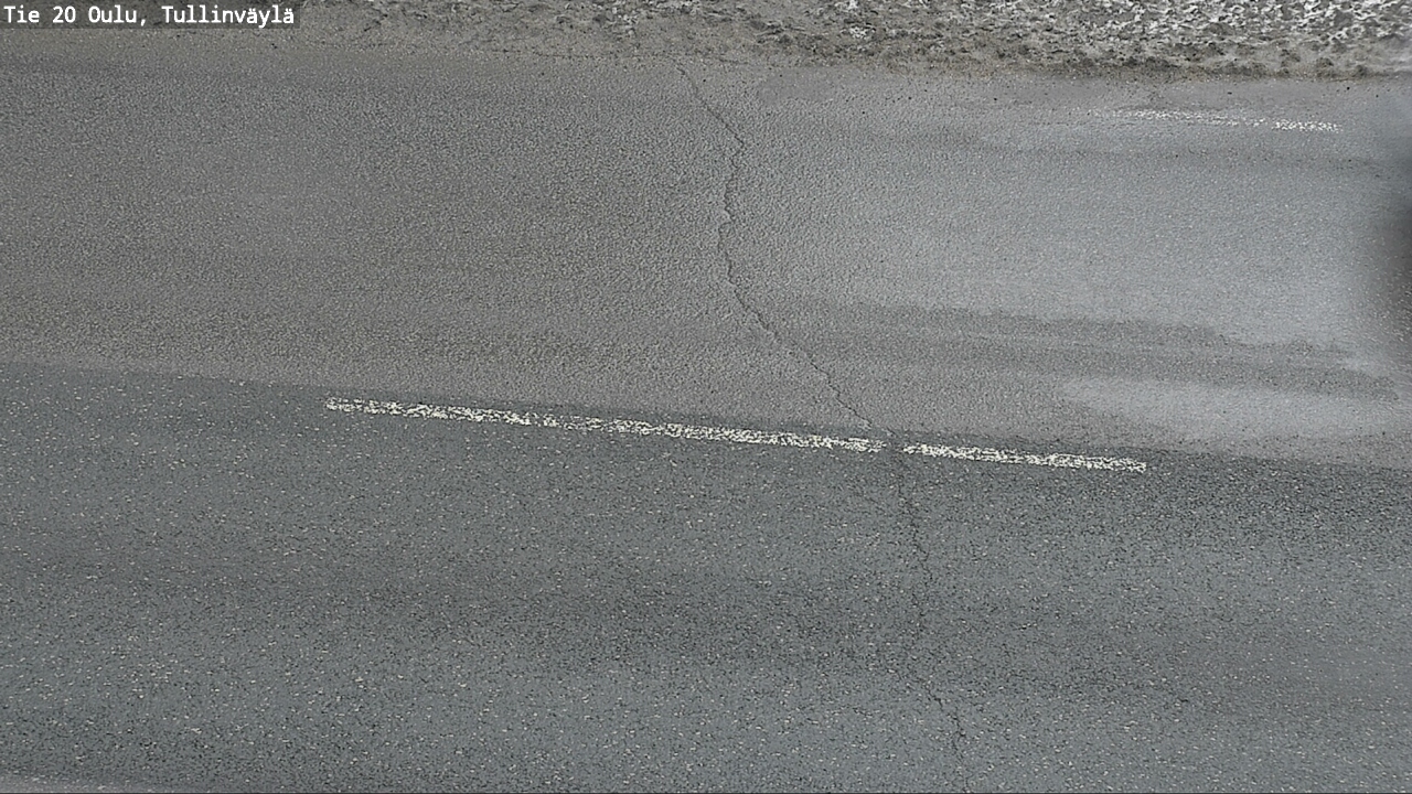 Weather Camera Image Road 20 Oulu, Tullinväylä, Oulu, Pohjois-Pohjanmaa