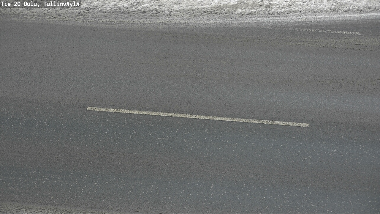 Weather Camera Image Road 20 Oulu, Tullinväylä, Oulu, Pohjois-Pohjanmaa
