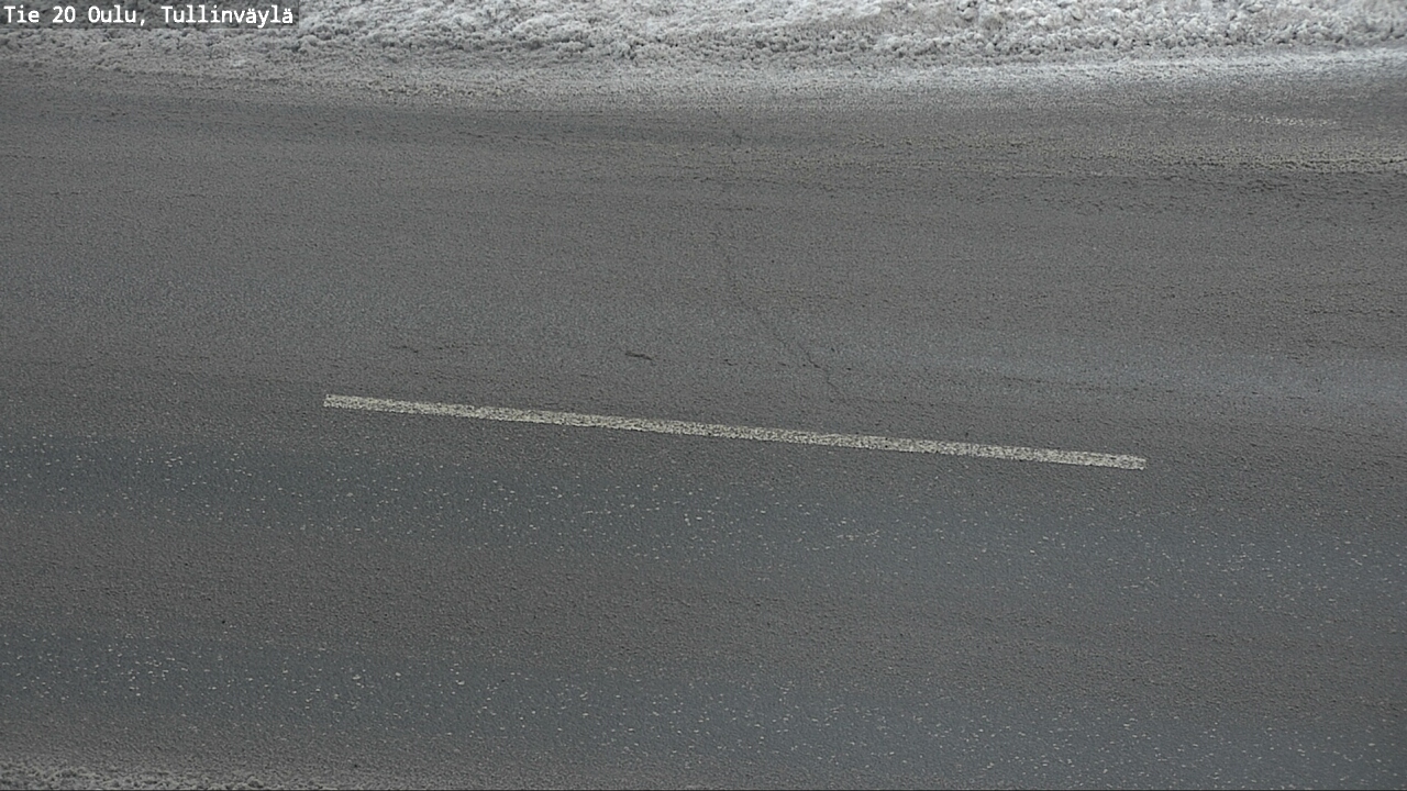 Weather Camera Image Road 20 Oulu, Tullinväylä, Oulu, Pohjois-Pohjanmaa