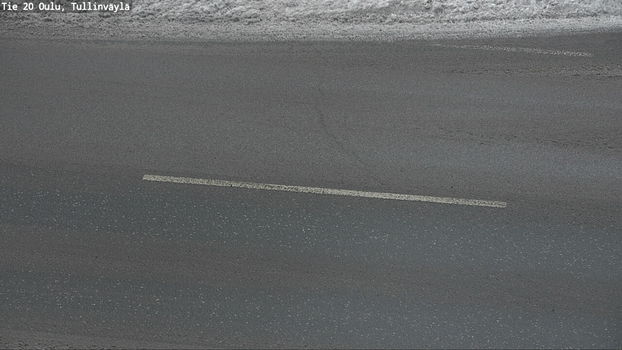 Weather Camera Image Road 20 Oulu, Tullinväylä, Oulu, Pohjois-Pohjanmaa