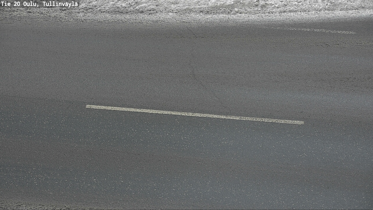 Weather Camera Image Road 20 Oulu, Tullinväylä, Oulu, Pohjois-Pohjanmaa