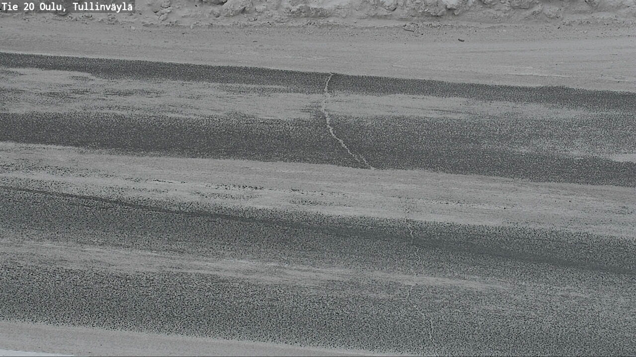 Weather Camera Image Väg 20 Uleåborg, Tullinväylä, Oulu, Pohjois-Pohjanmaa