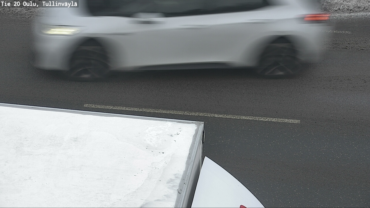 Weather Camera Image Road 20 Oulu, Tullinväylä, Oulu, Pohjois-Pohjanmaa