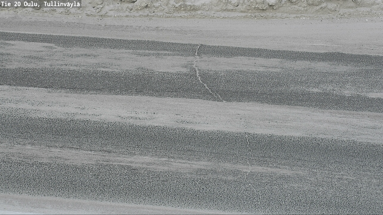 Weather Camera Image Väg 20 Uleåborg, Tullinväylä, Oulu, Pohjois-Pohjanmaa