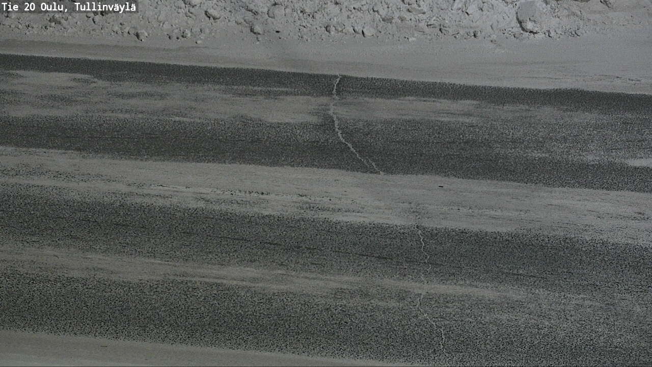 Weather Camera Image Road 20 Oulu, Tullinväylä, Oulu, Pohjois-Pohjanmaa