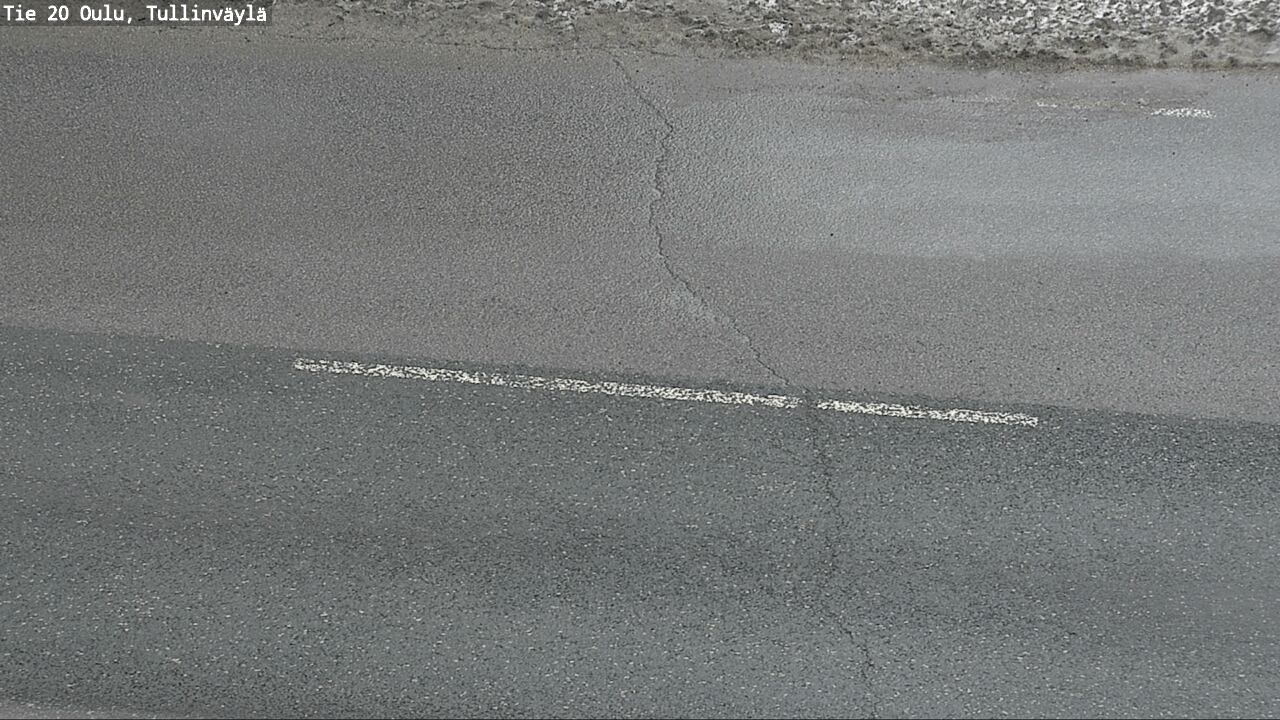 Weather Camera Image Road 20 Oulu, Tullinväylä, Oulu, Pohjois-Pohjanmaa