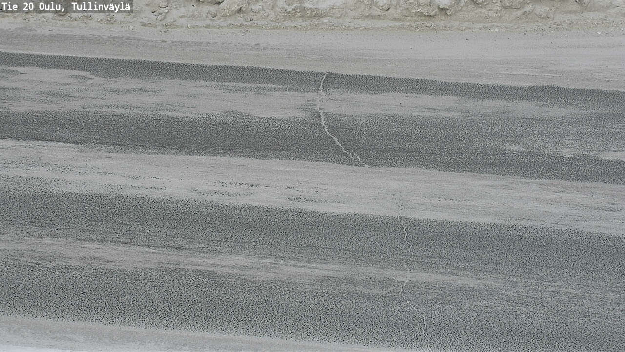 Weather Camera Image Väg 20 Uleåborg, Tullinväylä, Oulu, Pohjois-Pohjanmaa