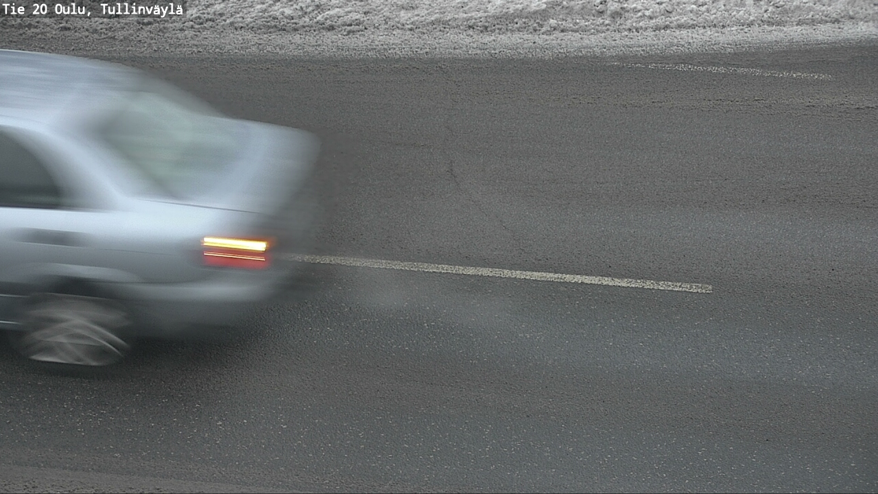 Weather Camera Image Road 20 Oulu, Tullinväylä, Oulu, Pohjois-Pohjanmaa