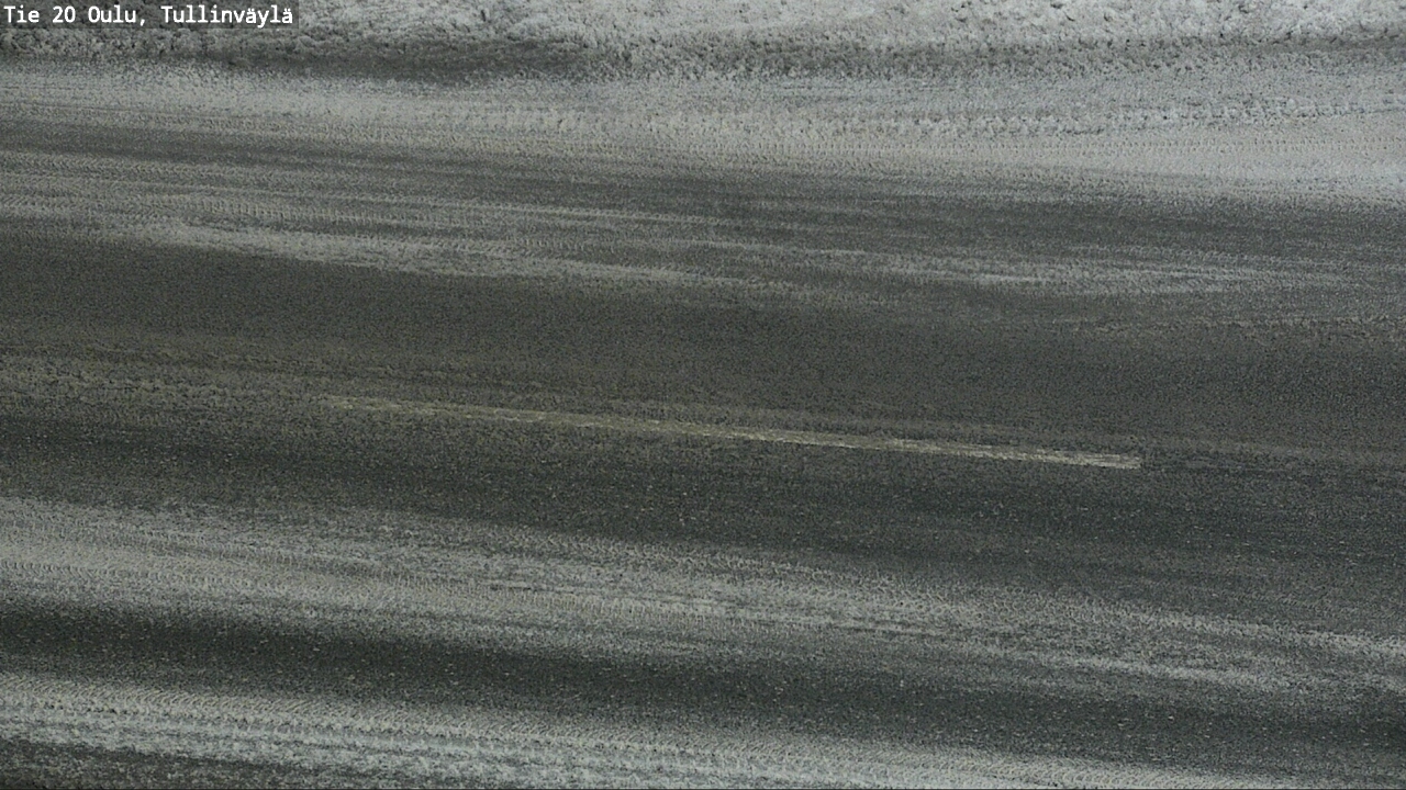 Weather Camera Image Road 20 Oulu, Tullinväylä, Oulu, Pohjois-Pohjanmaa