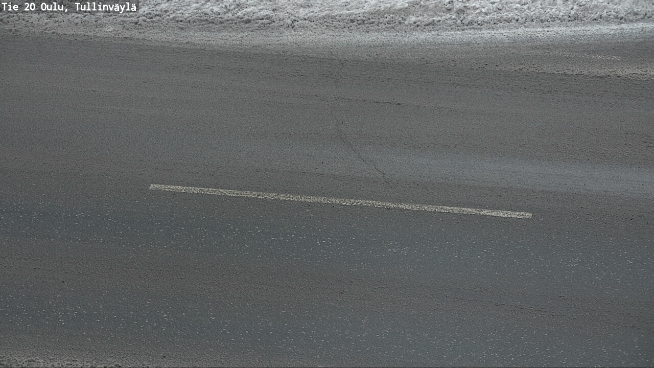 Weather Camera Image Road 20 Oulu, Tullinväylä, Oulu, Pohjois-Pohjanmaa