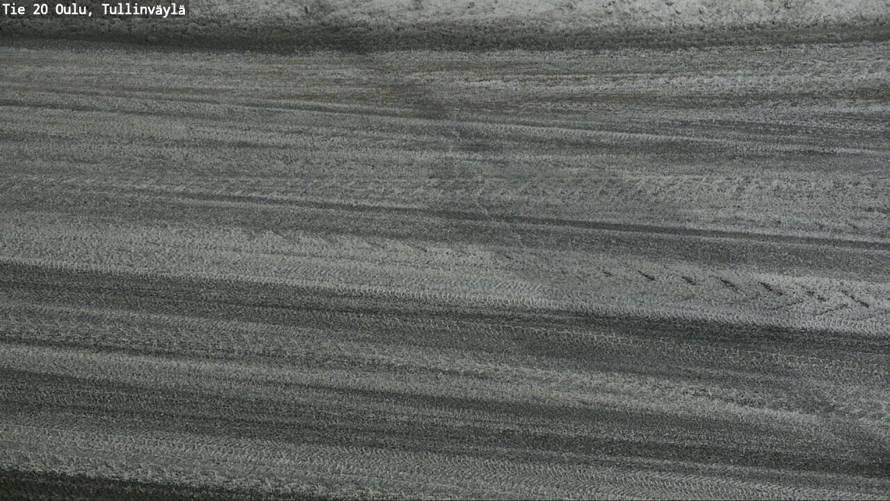 Weather Camera Image Road 20 Oulu, Tullinväylä, Oulu, Pohjois-Pohjanmaa