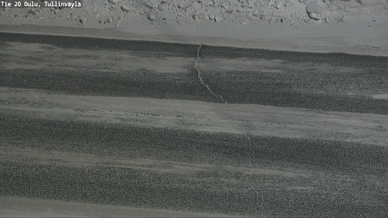 Weather Camera Image Road 20 Oulu, Tullinväylä, Oulu, Pohjois-Pohjanmaa