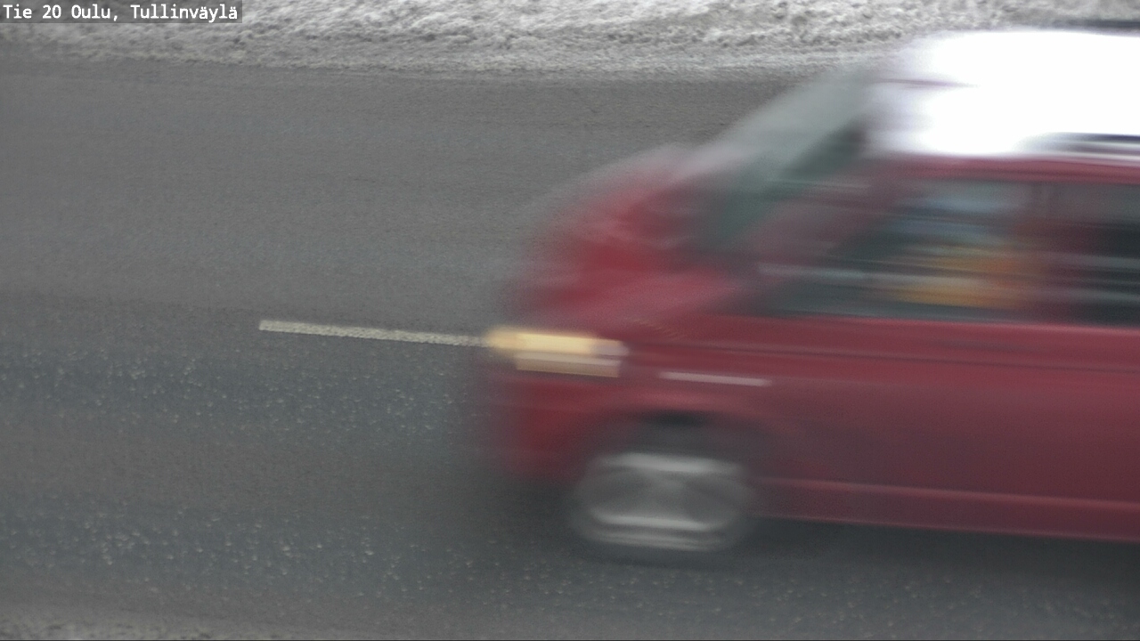 Weather Camera Image Road 20 Oulu, Tullinväylä, Oulu, Pohjois-Pohjanmaa