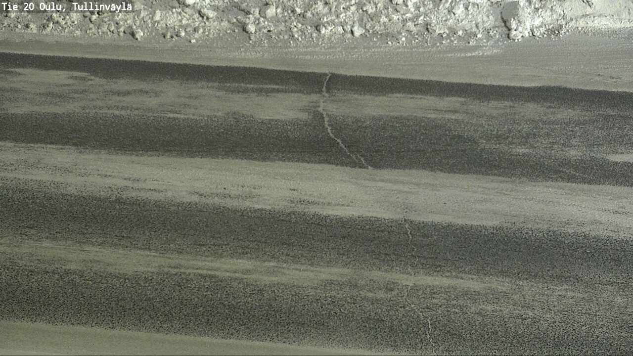 Weather Camera Image Väg 20 Uleåborg, Tullinväylä, Oulu, Pohjois-Pohjanmaa