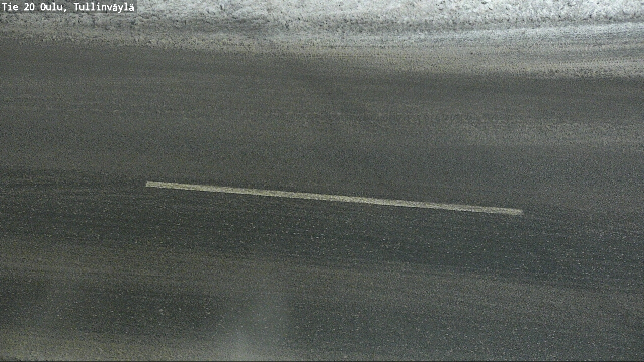 Weather Camera Image Road 20 Oulu, Tullinväylä, Oulu, Pohjois-Pohjanmaa