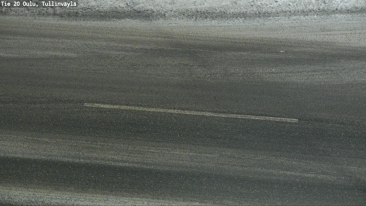 Weather Camera Image Road 20 Oulu, Tullinväylä, Oulu, Pohjois-Pohjanmaa