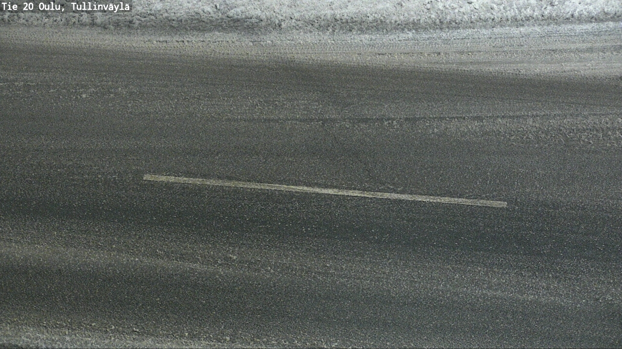 Weather Camera Image Road 20 Oulu, Tullinväylä, Oulu, Pohjois-Pohjanmaa